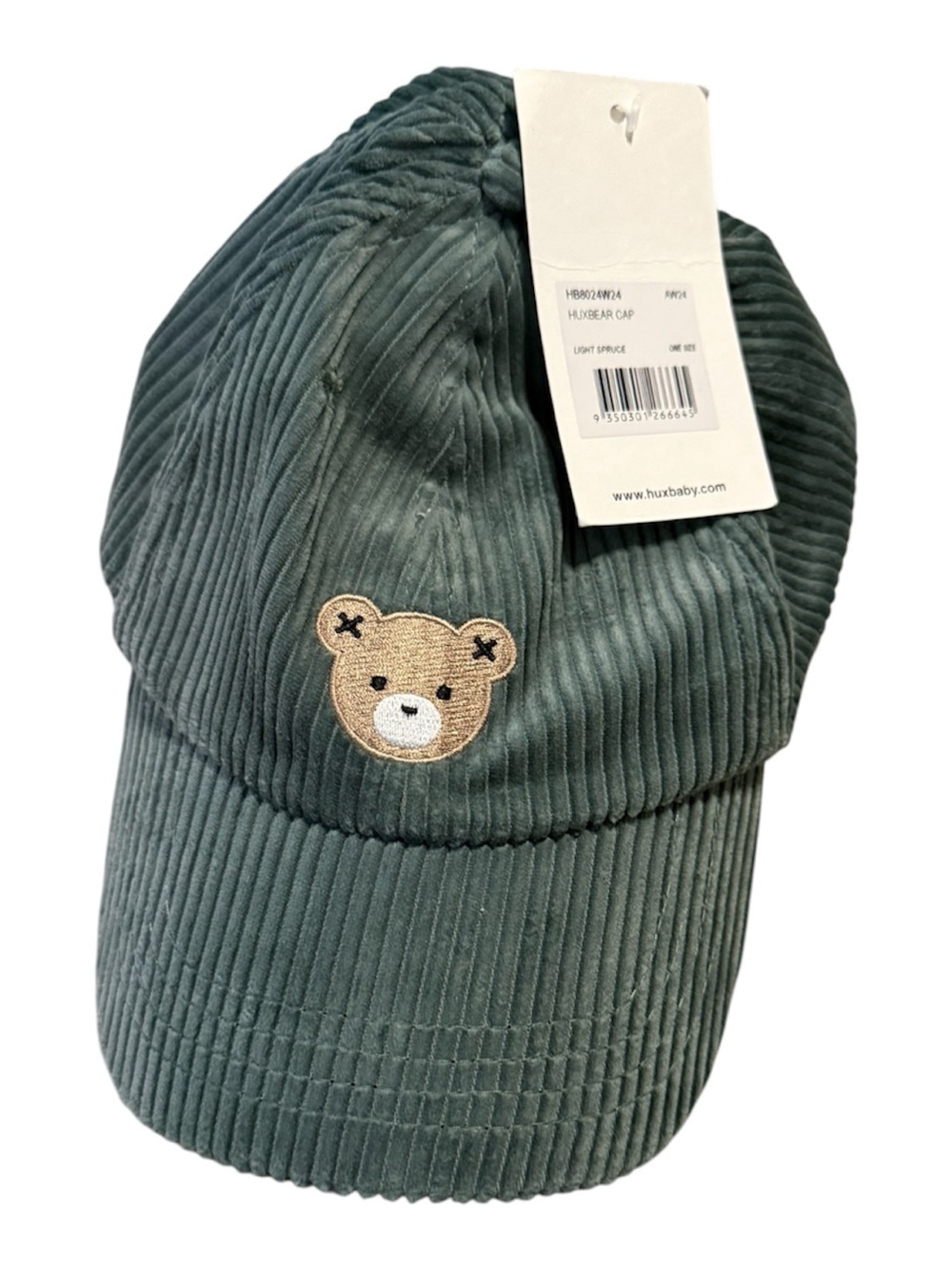 Huxbaby Spruce Green Bear Hat NWT